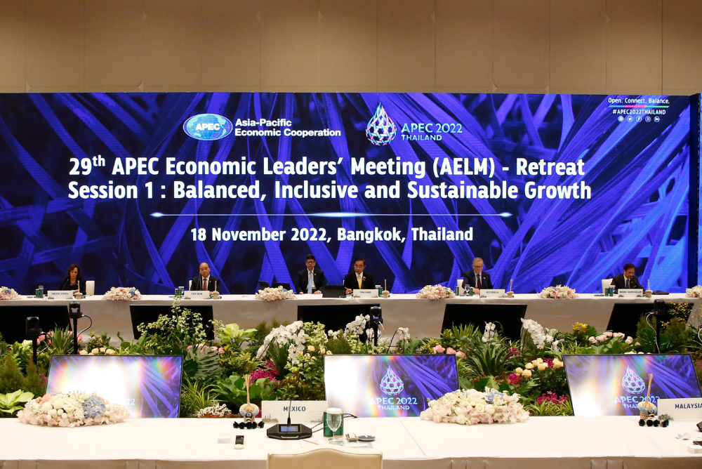 APEC Leaders Issue 2022 Declaration And The Bangkok Goals On The Bio ...