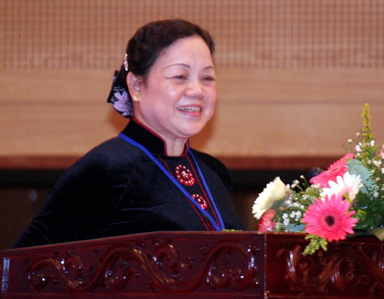 Ms. Ha Thi Khiet, 2006 WLN Chair and also the President of the Viet Nam Women's Union.