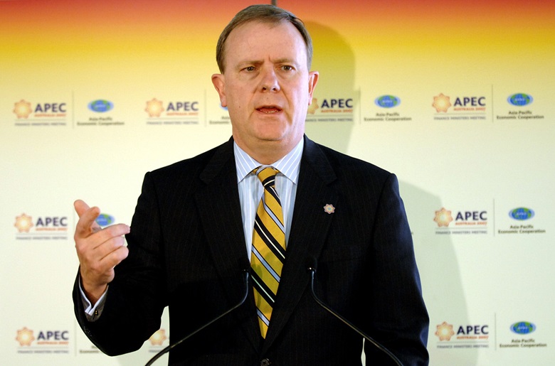 Australian Treasurer and Chair of the 14th APEC Finance Ministers' Meeting, Hon. Peter Costello, at the News Conference on August 1