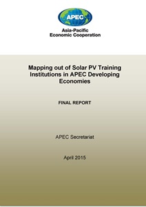 1705-Final report- Mapping out of Solar PV Training Institutions in APEC Economies_Cover