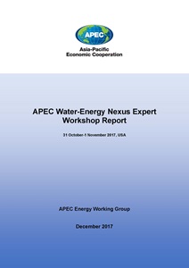 Cover_217_EWG_APEC Water-Energy Nexus Expert Workshop Report