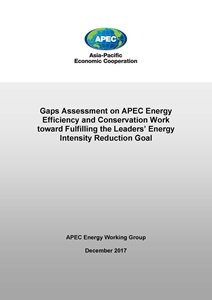 Cover_217_EWG_Gap Assessment  on APEC Energy Efficiency and Conservation Work