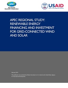 Cover_219_EWG_APEC Regional Study: Renewable Energy Financing and Investment for Grid-Connected Wind and Solar