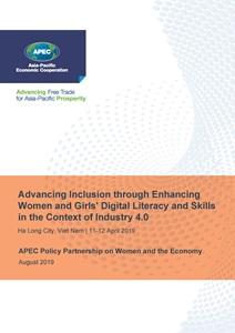 Cover_219_PPWE_Advancing Inclusion through Enhancing Women and Girls' Digital Literacy and Skills in the Context of Industry 4.0