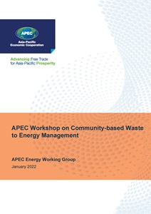 Cover_222_EWG_APEC Workshop on Community-based Waste to Energy Management