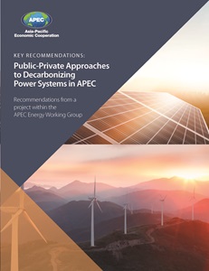 Cover_222_EWG_Key Recommendations-Public-Private Approaches to Decarbonizing Power Systems in APEC