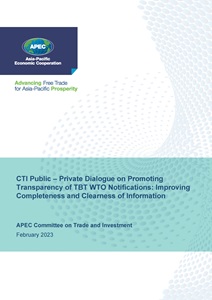 Cover_223_CTI_CTI Public – Private Dialogue on Promoting Transparency of TBT WTO Notifications