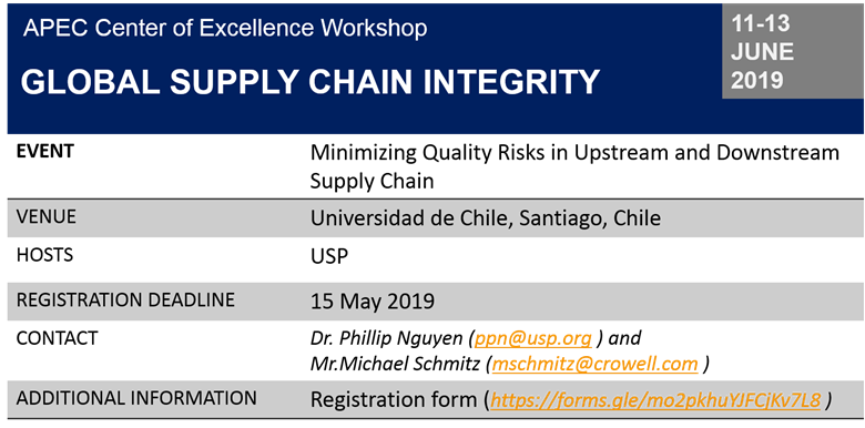 Global Supply Chain Integrity Training by USP